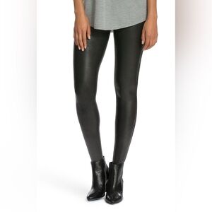 SPANX® Faux Leather Leggings - Small